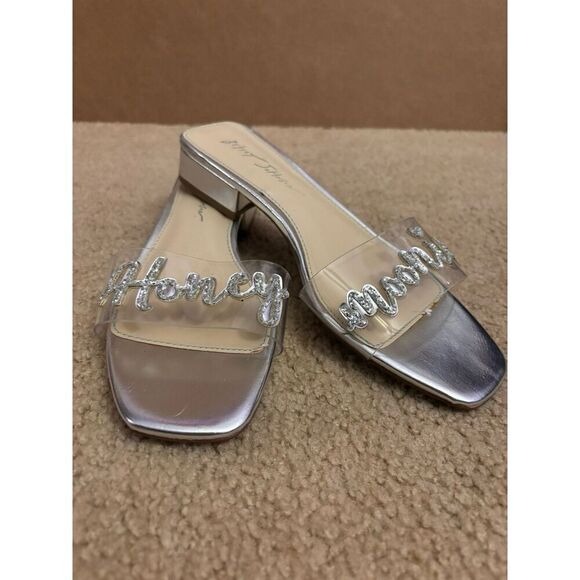 “Honey Moonin’” Betsy Johnson Slides Sz. 8 - Picture 1 of 4